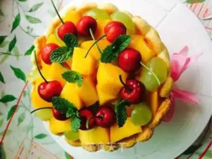 Make Mango Charlotte step 27