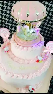 Make Ten-inch birthday cake step 22