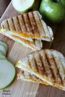 Make Apple cheese sandwich step 3