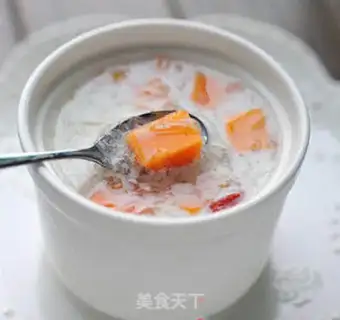 Make A papaya milk swallow nest step 2