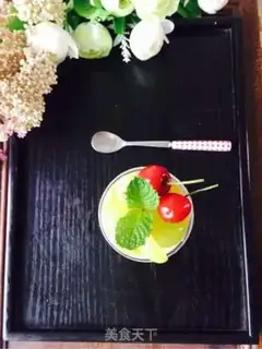 Make Mango Charlotte step 31