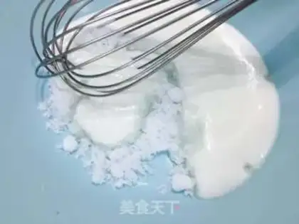 Make Zebra yogurt cake step 1