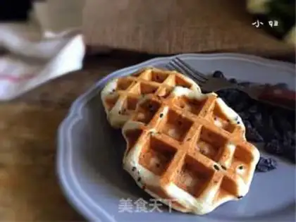 Make Black Sesame Waffles step 12