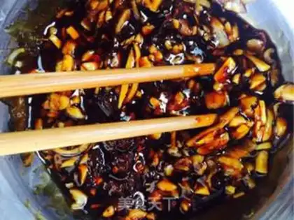 Make The cold seaweed step 4