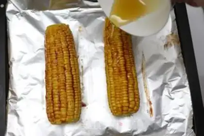 Make Roasted honey corn step 4