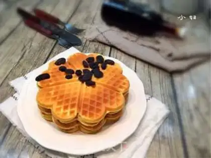 Make Milk waffles step 10