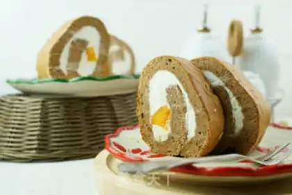 Make Cocoa mango rolls step 14