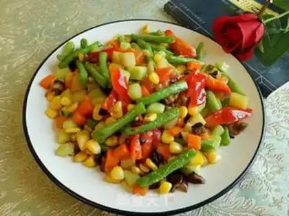 Make Rainbow rice step 4
