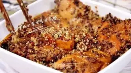 Make Quinoa steamed chicken wings step 7