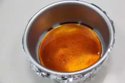 Make Caramel pudding cake step 1