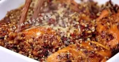 Make Quinoa steamed chicken wings step 8