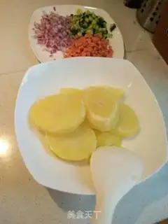 Make Mashed potato salad step 1