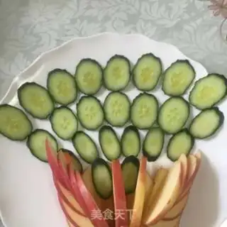 Make ♪ Vegetable platter Peacock Open ♪ step 11