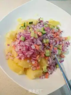 Make Mashed potato salad step 3