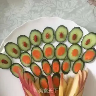 Make ♪ Vegetable platter Peacock Open ♪ step 14