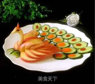 Make ♪ Vegetable platter Peacock Open ♪ step 15