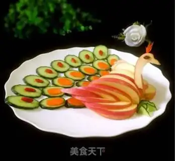 Make ♪ Vegetable platter Peacock Open ♪ step 16