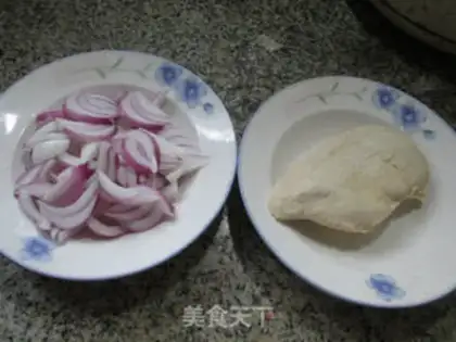 Make Onion fried chicken chest step 0