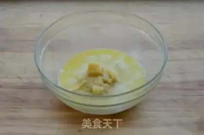 Make Chocolate bean banana marfin step 2