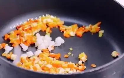 Make Steam fish and vegetable rice step 4