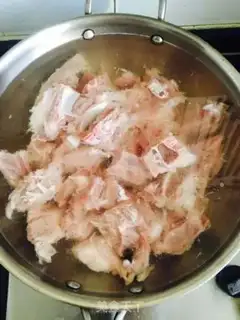 Make Pork bouquet soup step 2