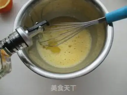 Make Orange cake roll step 4