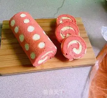 Make Cake rolls with red velvet step 18