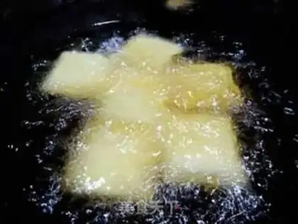 Make Fish gel tofu dry step 11