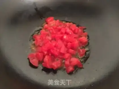 Make Tomato fried eggs step 1