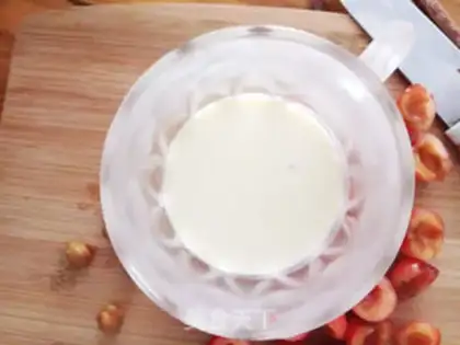 Make Cherry cream step 5