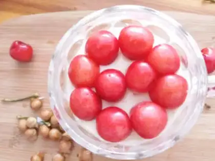 Make Cherry cream step 7