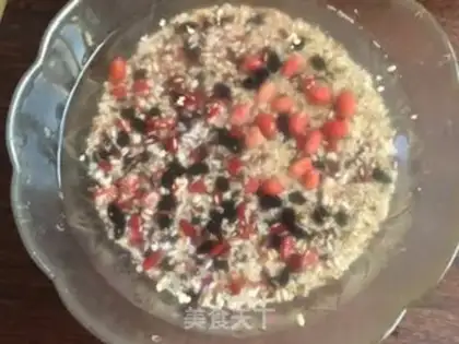 Make Five grains, small feet step 0