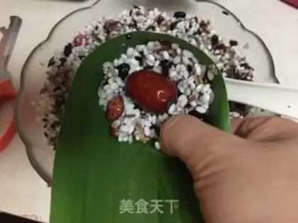 Make Five grains, small feet step 6