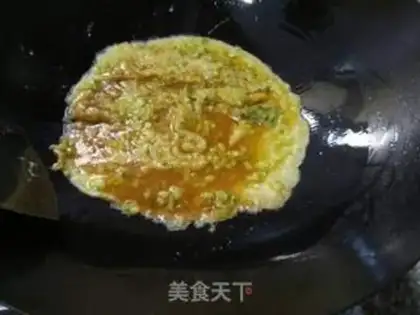 Make cucumber fried eggs step 5