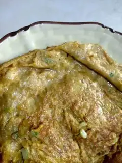 Make cucumber fried eggs step 6