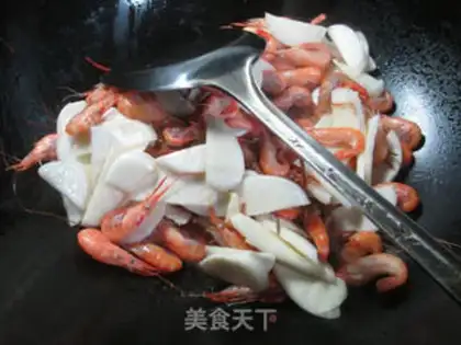 Make White shrimp step 4