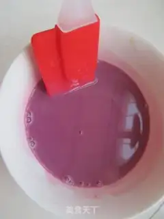 Make Blueberry double mousse step 3