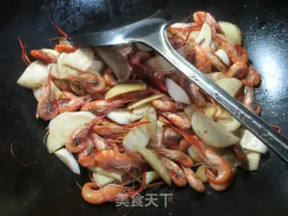 Make White shrimp step 8