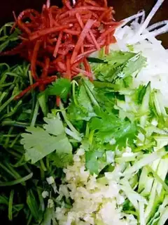 Make Green bean sprout watermelon step 3