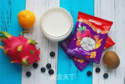Make Cream fruit cereal yogurt step 5