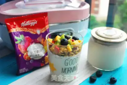Make Cream fruit cereal yogurt step 6