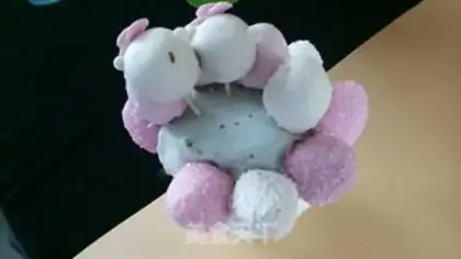 Make Fruit blossoms step 1