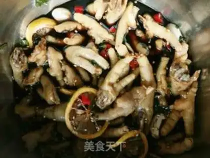 Make Sour chicken claws step 7