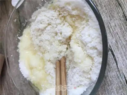 Make Protein coconut ball step 2