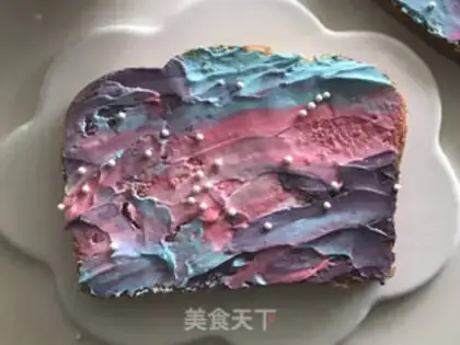 Make unicorn toast step 2
