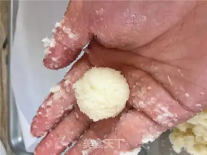 Make Protein coconut ball step 3