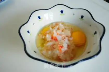 Make Shrimp eggs step 1