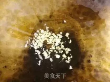 Make Garlic lentils step 1