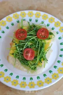 Make Spring garden sandwich step 5