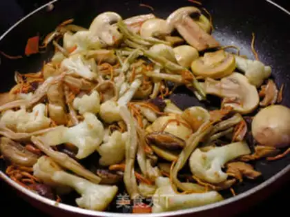 Make Mushroom tofu potatoes step 4
